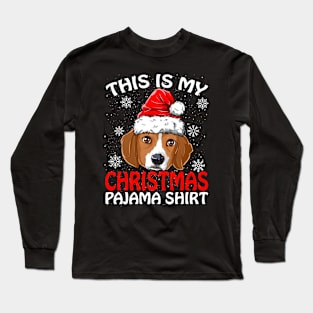 This is my Christmas Pajama Shirt BEAGLE Long Sleeve T-Shirt